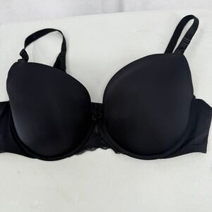 Torrid Curve Perfect Push Up T Shirt Bra Black Plus Size 42D Underwire
